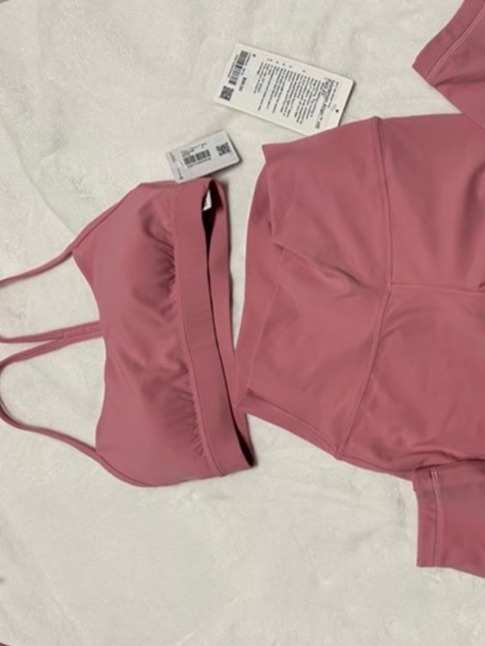 lululemon pink tide set